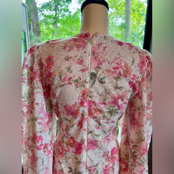 NWT One33 Social Vintage Pink Floral Minidress Size 8 - Picture 12 of 15